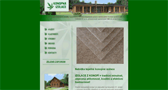 Desktop Screenshot of konopna-izolace.cz